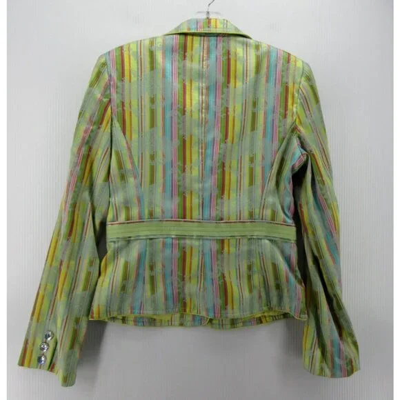 Cynthia Steffe Multicolor Striped Blazer - Picture 7 of 12